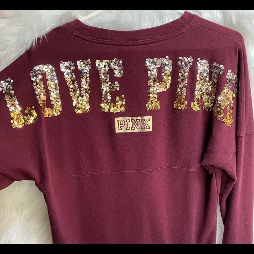 Victoria’s Secret Pink bling oversized shirt S